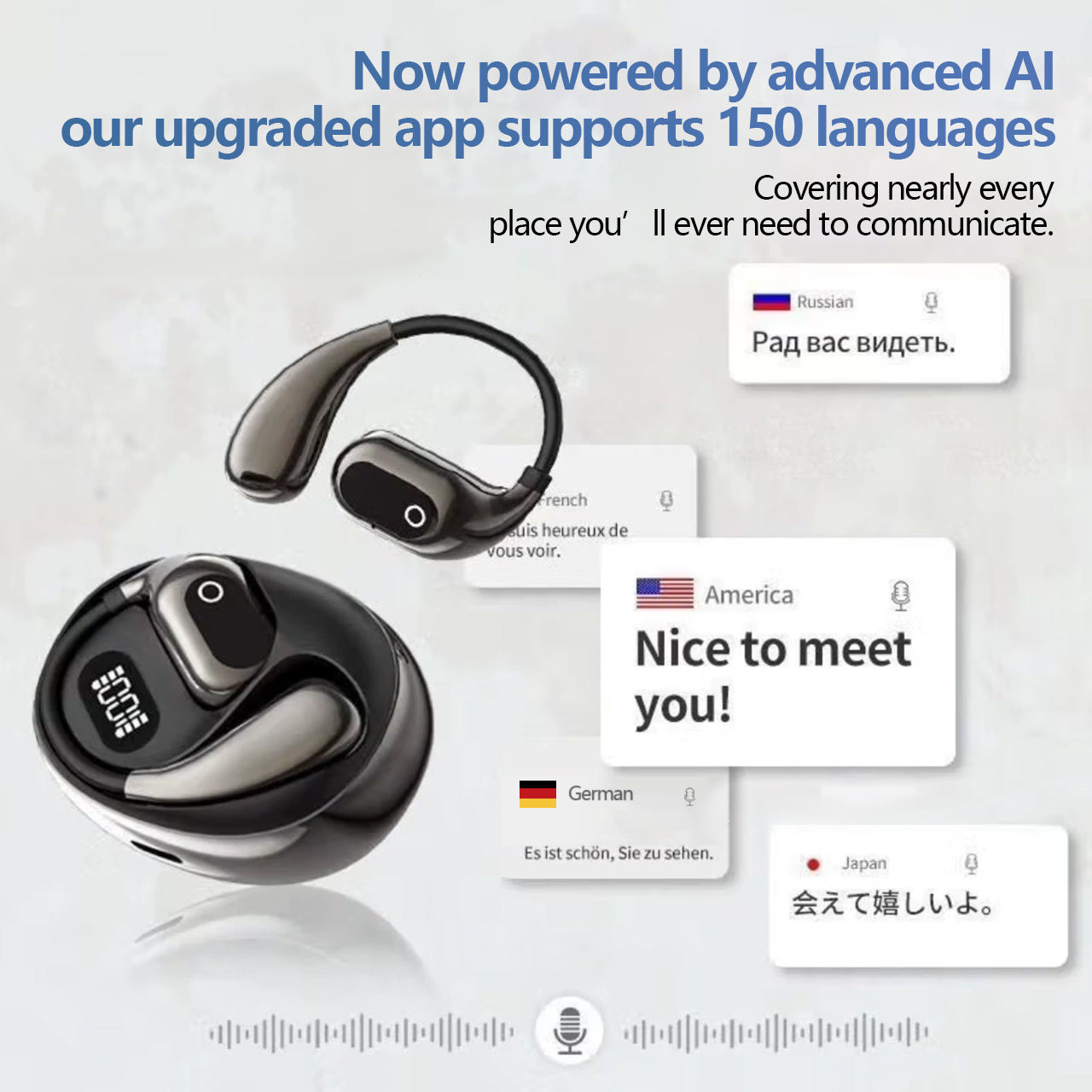 🔥Hot Sale 60% OFF🔥AI MS190 Translation Pro Earbuds