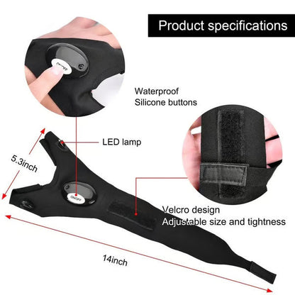 LED Flashlight Waterproof Gloves🧤💡🔧(Maintenance, Exploration, Emergency Lighting)