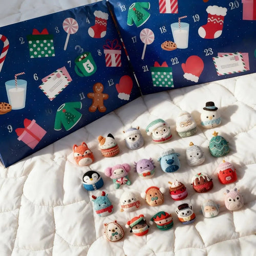 🎅Christmas Pre Sale - 70% OFF-🎄24-Day Holiday Plush Advent Calendar