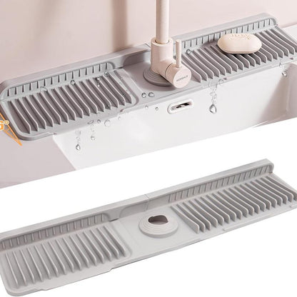 AQA Foldable Faucet Splash Guard with Drainage – Easy to Use & Reusable